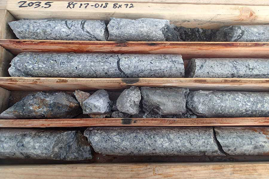 Round Top RT18 Chalcocite Drill Core