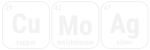 Copper, Molybdenumn & Silver element information