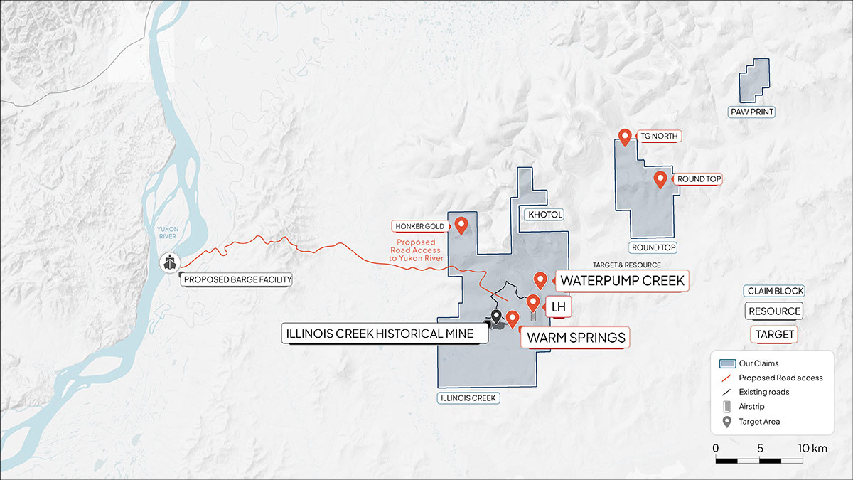 Illinois Creek Projects Overview Map